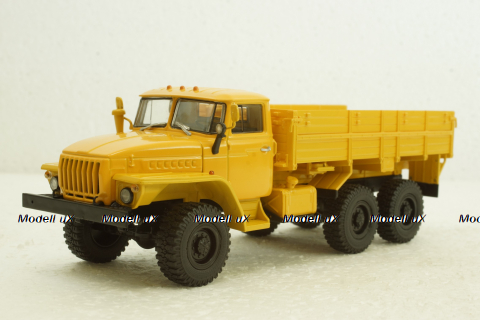 Урал-43202 борт, жовтий, АвтоИстория 1:43