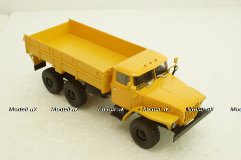 Урал-43202 борт, жовтий, АвтоИстория 1:43