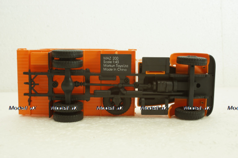 Маз-200 борт, помаранчевий, 10015, АвтоИстория 1:43