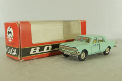 Газ-24, такси бирюзовая, июль 86г., Тантал/Радон 1:43