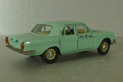 Газ-24, такси бирюзовая, июль 86г., Тантал/Радон 1:43
