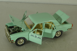 Газ-24, такси бирюзовая, июль 86г., Тантал/Радон 1:43