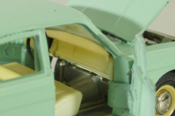 Газ-24, такси бирюзовая, июль 86г., Тантал/Радон 1:43