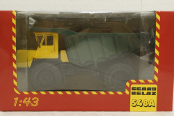 Белаз-548А карьерный самосвал, желто/зеленый, Н008, Наш Автопром 1:43