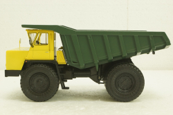 Белаз-548А карьерный самосвал, желто/зеленый, Н008, Наш Автопром 1:43