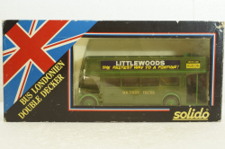 AEC Double Decker R/T green bus, Solido 1:50