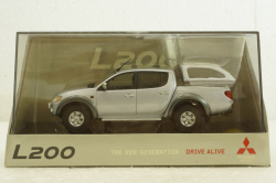 Mitsubishi L200 2007, silver, SunStar 1:43