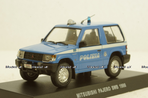 Mitsubishi pajero SWB Polizia 1998, Deagostini 1:43