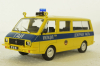 Раф-22033, милиция, желтая, Автолегенды СССР 1:43