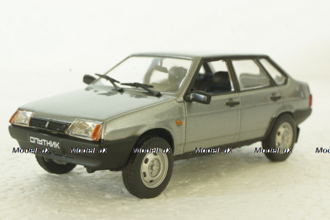 Ваз-21099 (Лада спутник), серый, Автолегенды СССР №54, 1:43