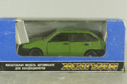Ваз-2109 короткое крыло, зеленый, октябрь 92г., Тантал/Радон 1:43