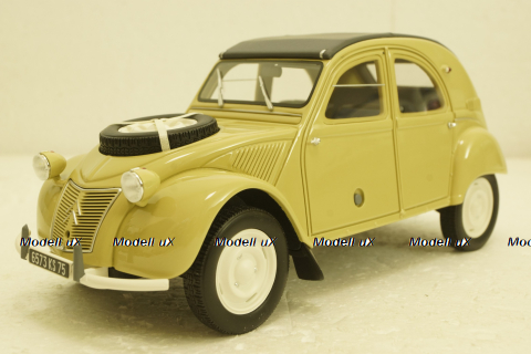 Citroen 2cv Sahara, jaune panama, OT1027, OttO 1:18