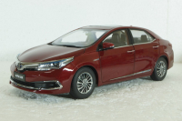 Toyota Corolla Hybrid E180, 2016 red Paudi 1:18