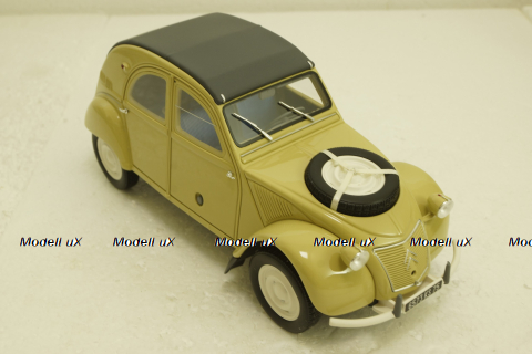 Citroen 2cv Sahara, jaune panama, OT1027, OttO 1:18