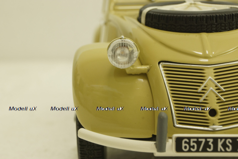 Citroen 2cv Sahara, jaune panama, OT1027, OttO 1:18