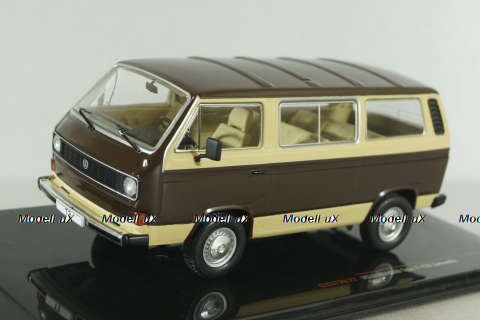 Volkswagen T3 Caravelle 1981, brown, WV T3 CLC573, IXO 1:43 