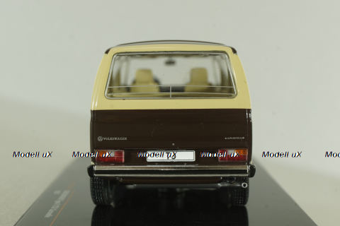 Volkswagen T3 Caravelle 1981, brown, WV T3 CLC573, IXO 1:43 