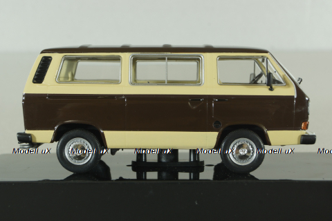 Volkswagen T3 Caravelle 1981, brown, WV T3 CLC573, IXO 1:43 