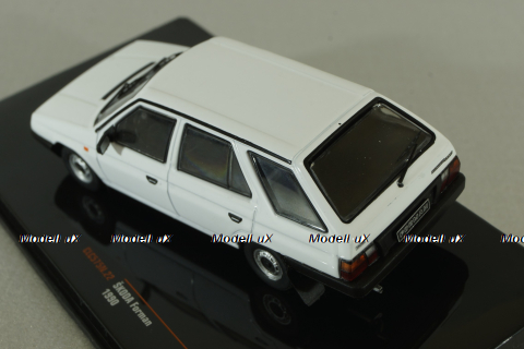 Skoda Forman 1990, white, CLC575, IXO 1:43
