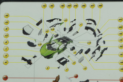 Lamborghini Sian FKP 63 Hybrid 2020, KIT, Green/Black, BU15059, Burago 1:18