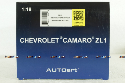 Chevrolet Camaro ZL1, 2017, blue, 71209, AutoArt 1:18