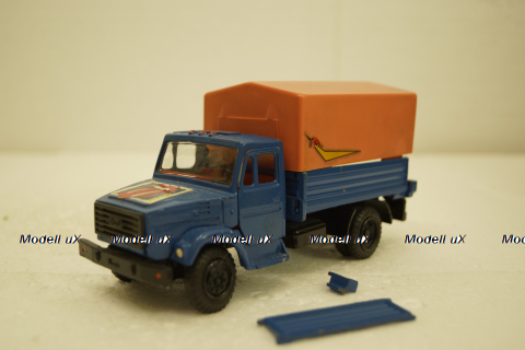 Зил-4331, синий/оранжевый #2, з-д Вега 1:43 