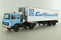 МАЗ-5432 тягач c полуприцепом-рефрижератором KlegeFrance, синий, SSM1561, SSM 1:43