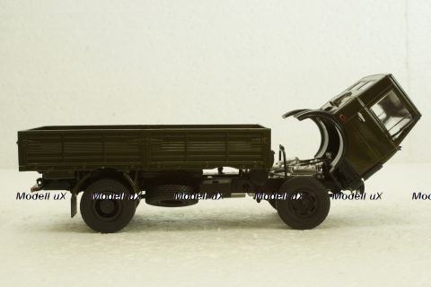 Маз-5337 борт 1987, хаки, АвтоИстория 1:43