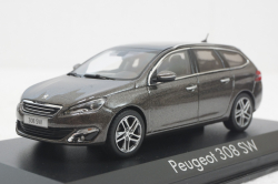 Peugeot 308 SW 2014, brown, 473737, Norev 1:43