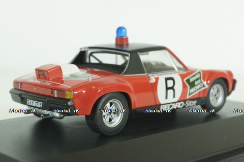 Porsche 914/6, Rennstrecken-Sicherung, 1973 Norisring, Schuco 1:43
