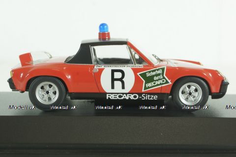 Porsche 914/6, Rennstrecken-Sicherung, 1973 Norisring, Schuco 1:43