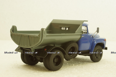 Зил-ММЗ-555 самосвал синий/серый, АвтоИстория 1:43
