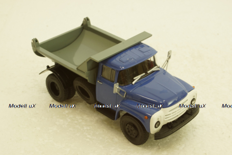 Зил-ММЗ-555 самосвал синий/серый, АвтоИстория 1:43