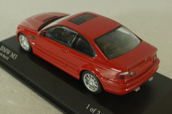 Bmw M3 (E46) 2001, red, 431020022, Minichamps 1:43