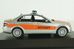 Mercedes С200 C-Klasse, Limousine, W204, Notarzt, Schuco 1:43