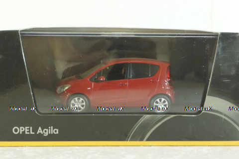 Opel Agila 2008, red, Schuco 1:43