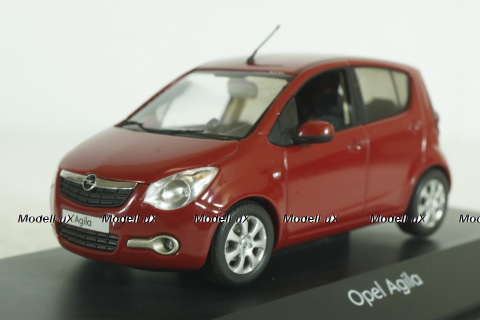 Opel Agila 2008, red, Schuco 1:43