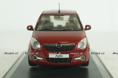 Opel Agila 2008, red, Schuco 1:43
