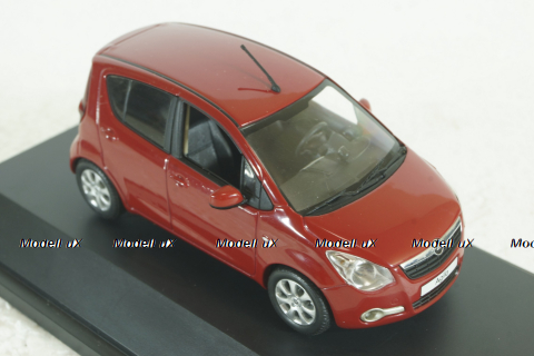 Opel Agila 2008, red, Schuco 1:43