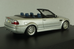 Bmw M3 Convertible (E46) 2001, silver, 80420024430, Minichamps 1:43