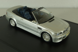 Bmw M3 Convertible (E46) 2001, silver, 80420024430, Minichamps 1:43