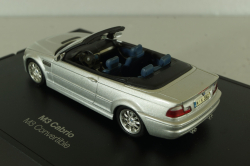 Bmw M3 Convertible (E46) 2001, silver, 80420024430, Minichamps 1:43