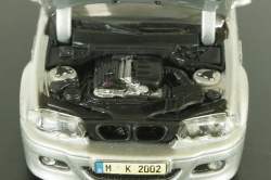 Bmw M3 Convertible (E46) 2001, silver, 80420024430, Minichamps 1:43