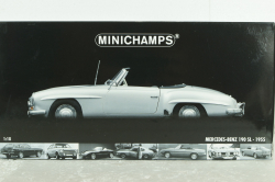 Mercedes 190SL W121 1955 Silver, 100037031, Minichamps 1:18 