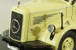 Mercedes L 6600 with trailer, beige, 03019, Schuco 1:43