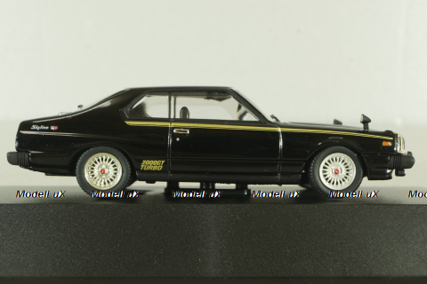 Nissan Skyline 2000 Turbo GT-E-S (KHGC211) 1980, black, 14110bk, Dism 1:43