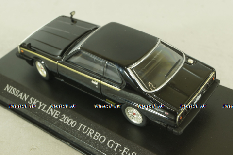 Nissan Skyline 2000 Turbo GT-E-S (KHGC211) 1980, black, 14110bk, Dism 1:43
