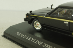 Nissan Skyline 2000 Turbo GT-E-S (KHGC211) 1980, black, 14110bk, Dism 1:43