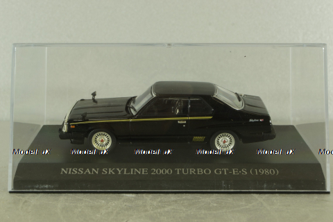 Nissan Skyline 2000 Turbo GT-E-S (KHGC211) 1980, black, 14110bk, Dism 1:43
