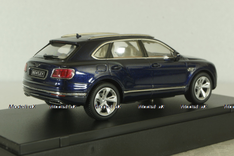 Bentley Bentayga V8 2016, dark blue, Kyosho 1:43